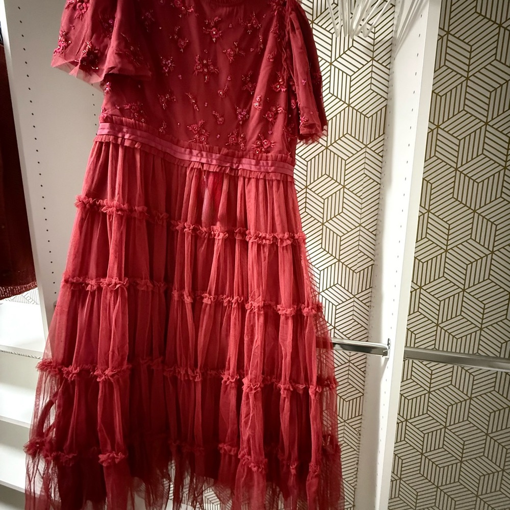 Ivy City Co Red Maxi Dress